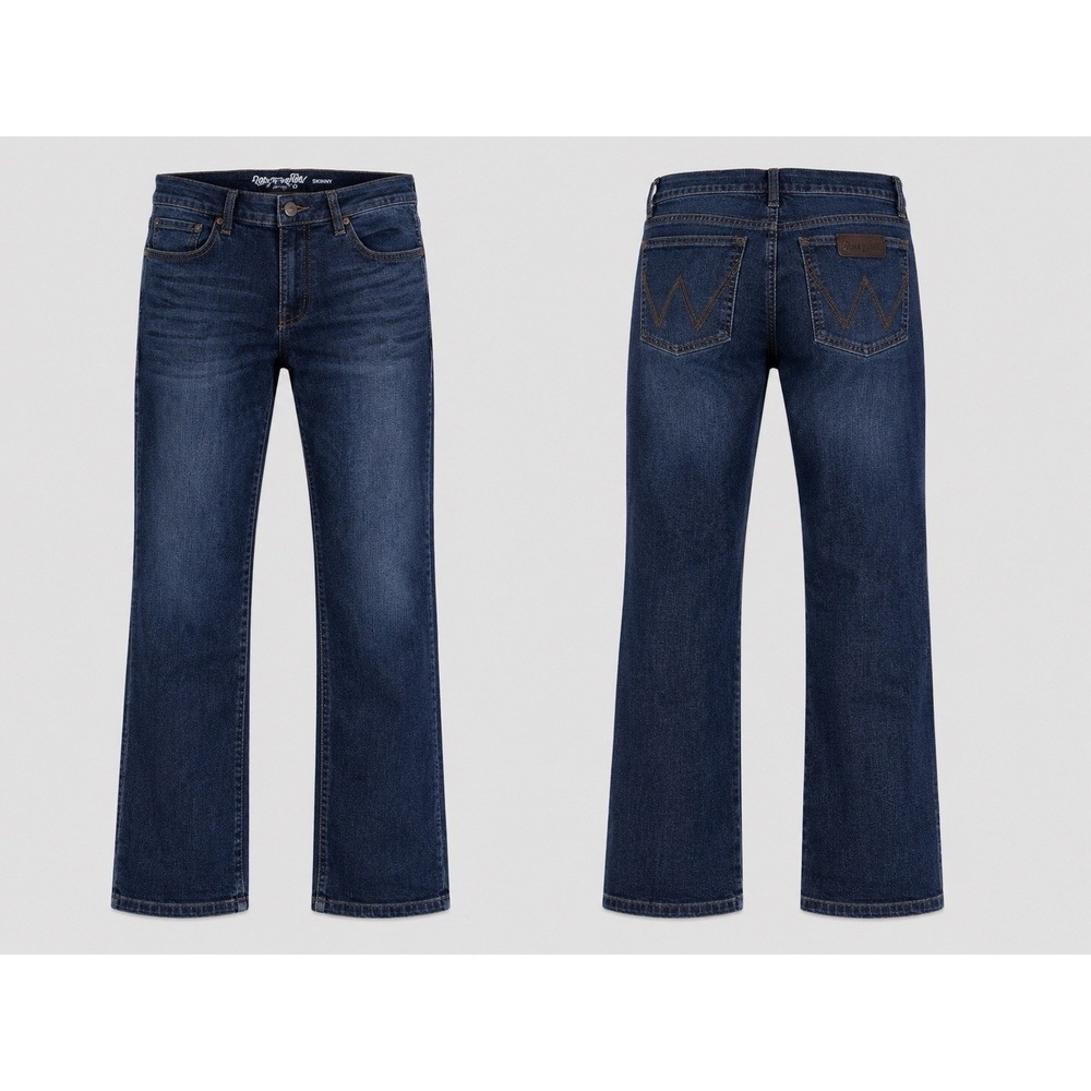 Wrangler Retro Skinny Jeans Mens 28x31 Stretch Medium Wash Western
